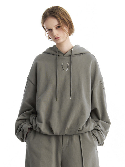 Wconcept_Treemingbird Tmb Chain Volume Sweat Hoodie [ Gray ]