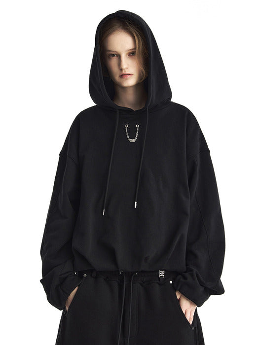 Wconcept_Treemingbird Tmb Chain Volume Sweat Hoodie [ Black ]