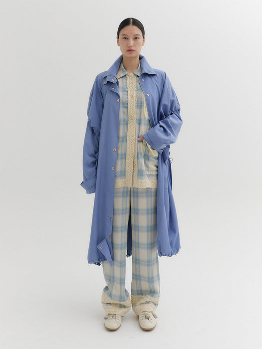 Eenk Convertible Pocket Long Jumper - Sky Blue