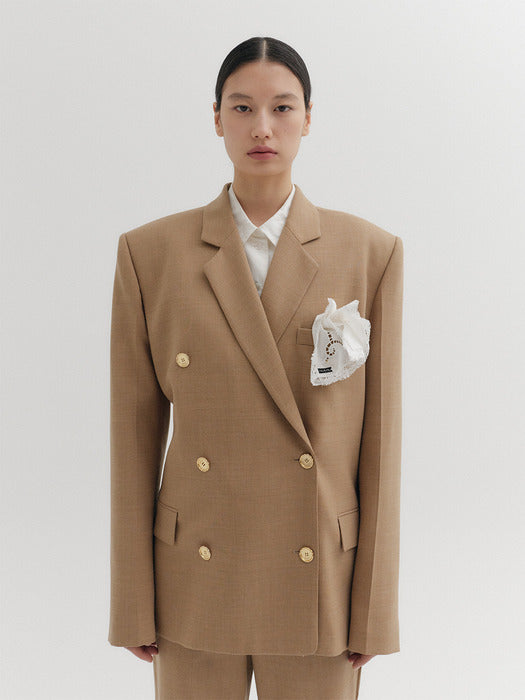 Eenk Classic Double Jacket - Camel