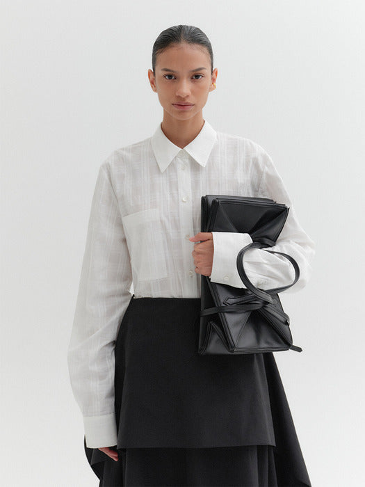 [EENK] Transformable Shirt - White