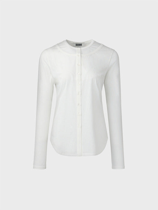 Eenk Layered Jersey T-shirt - White