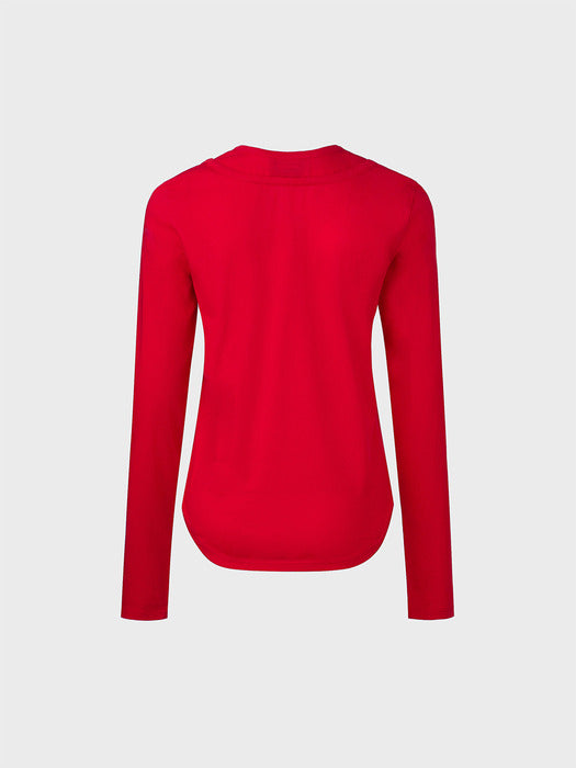 Eenk Layered Jersey T-shirt - Red