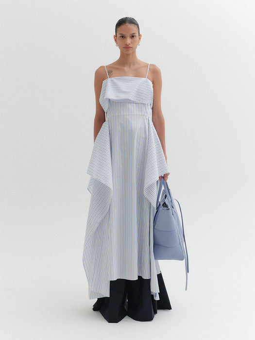 Eenk Layered Maxi Dress - Sky Blue