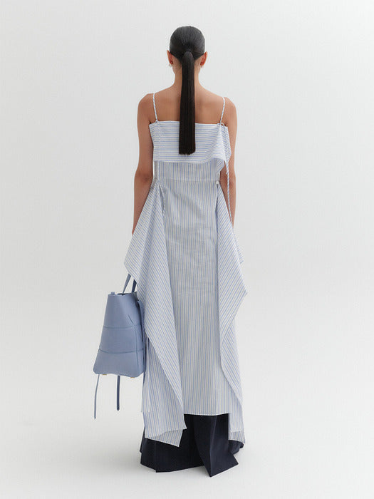 Eenk Layered Maxi Dress - Sky Blue