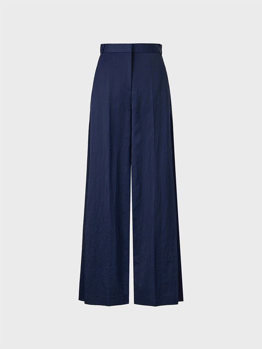 Eenk Side Tuck Pants - Cool Navy