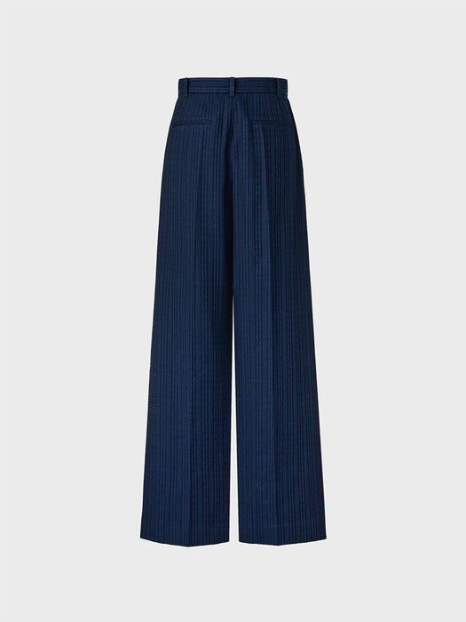 Eenk Side Tuck Pants - Navy