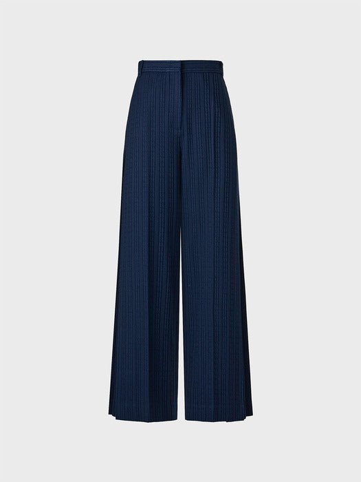 Eenk Side Tuck Pants - Navy