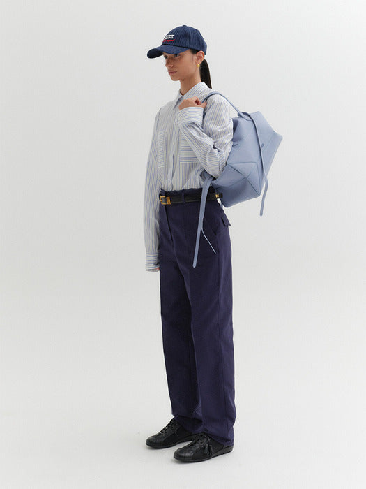 Eenk Classic Straight Pants - Navy