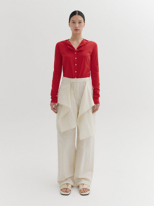 Eenk Layered Pants - Ivory