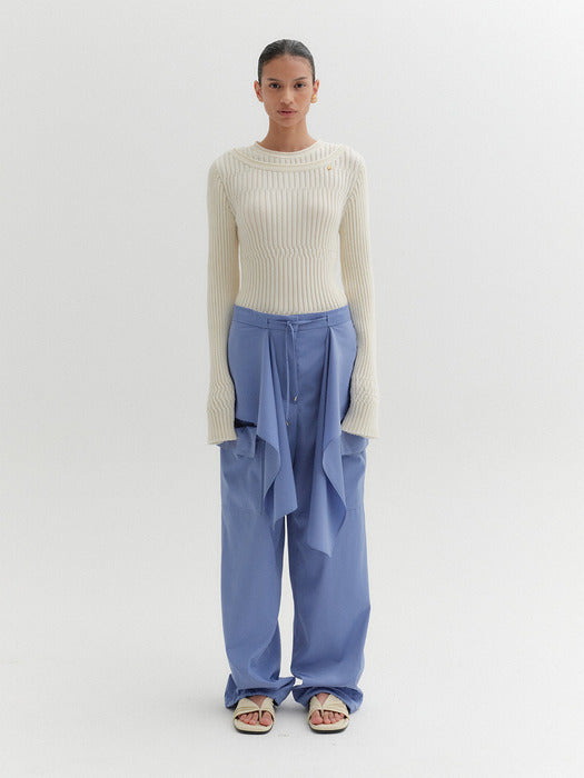Eenk Layered Pants - Sky Blue