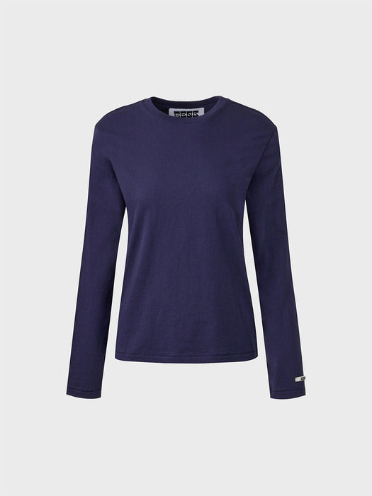 Eenk Long Sleeve T-shirt - Navy