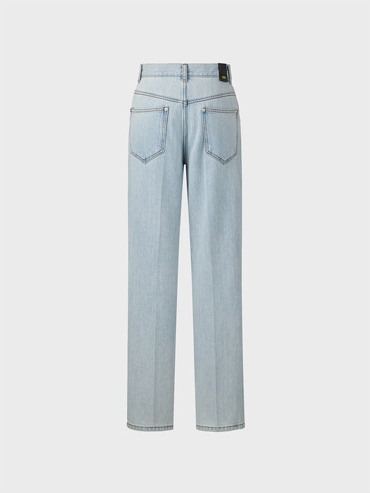 Eenk High Tapered Denim - Light Blue