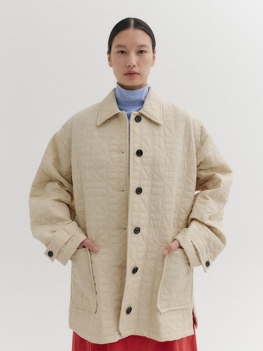 Eenk Classic Button Jacket - Beige