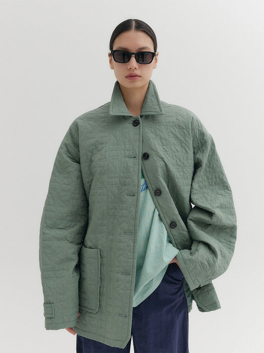 Eenk Classic Button Jacket - Green