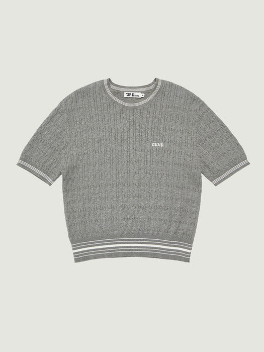 [grove] 26Ps Freen H/S Knit (Gray)