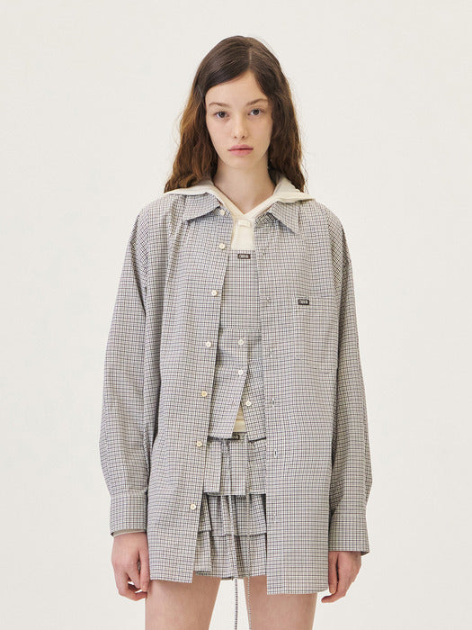 Grove 26Ps Blaine Check Shirt (Brown)