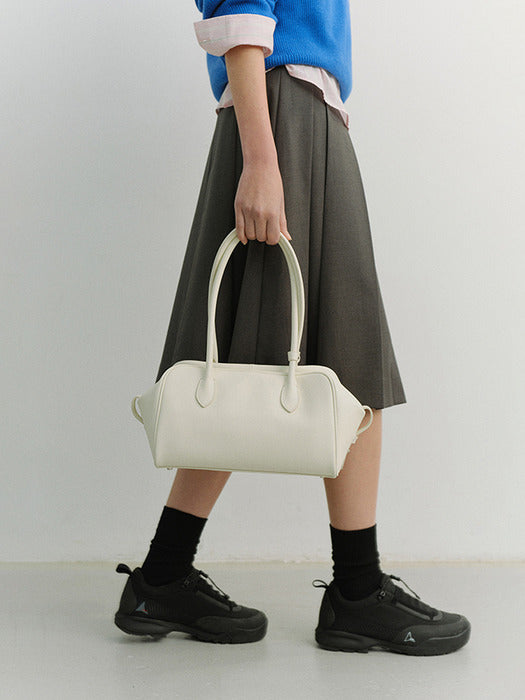 Dunst Soft Frame Compact Shoulder Bag Ivory