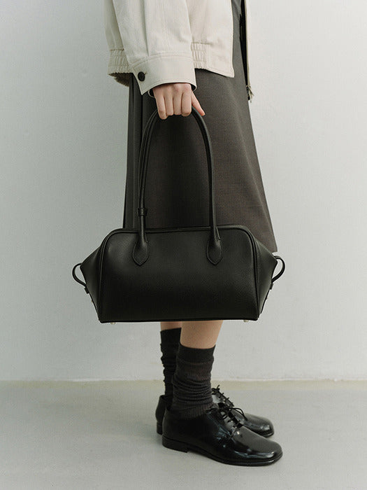 Dunst Soft Frame Compact Shoulder Bag Black