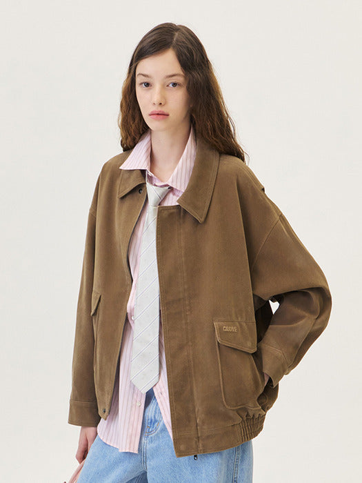 Grove 26Ps Lusson Suade Jumper (Brown)