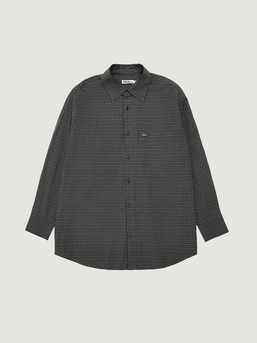 Grove 26Ps Blaine Check Shirt (Black)