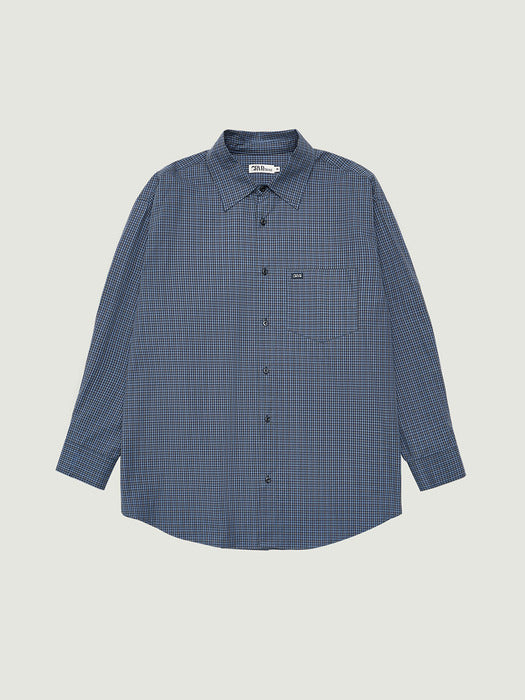 Grove 26Ps Blaine Check Shirt (Navy)