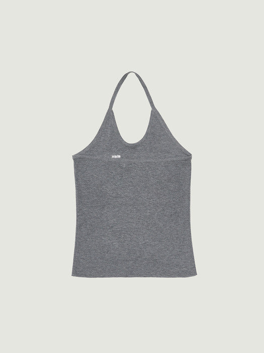 [grove] 26PS DAZE HALTER TOP (GRAY)