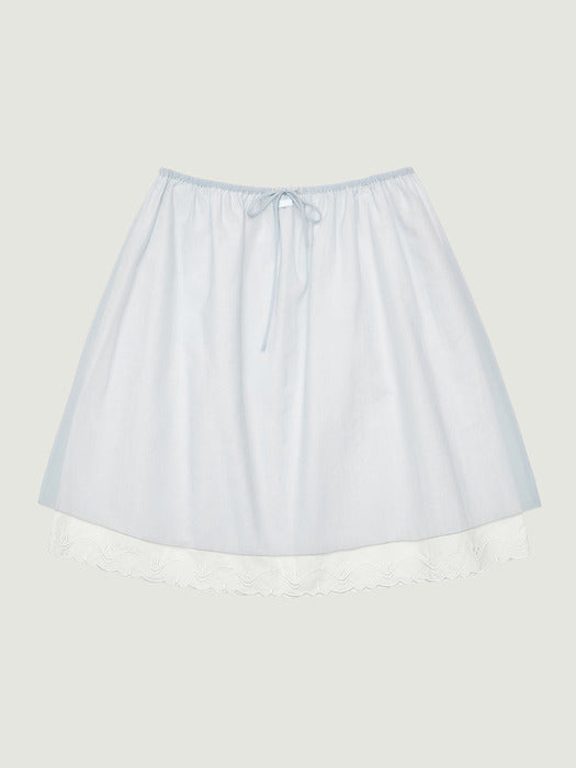 Grove 26Ps Maro Midi Skirt (Light Blue)