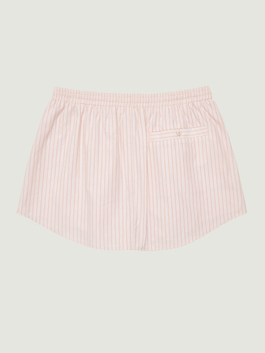 Grove 26Ps Tess Stripe Skirt (Pink)