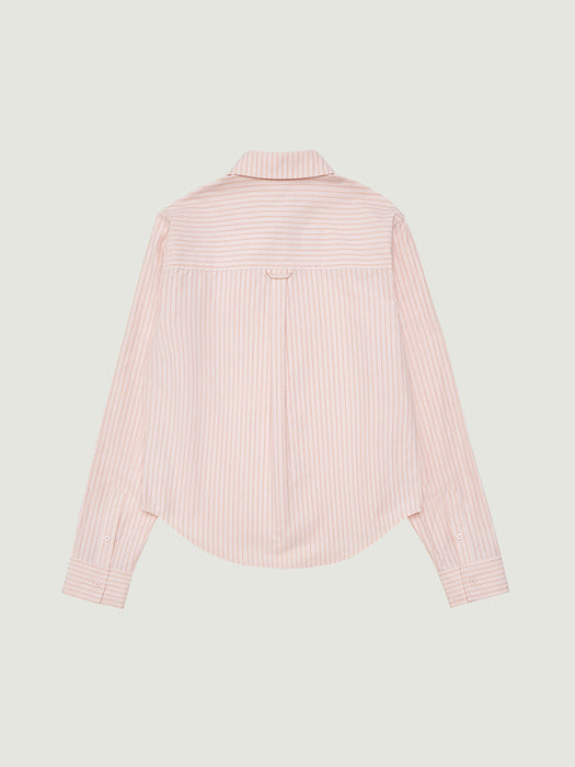 Grove 26Ps Tess Stripe Shirt (Pink)