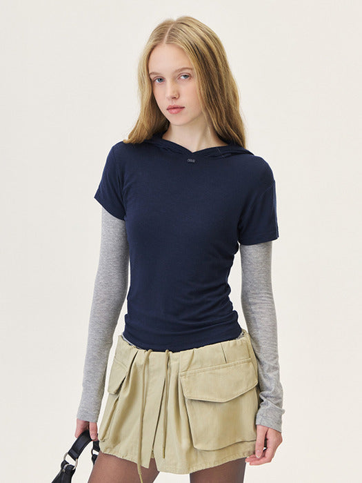 [grove] 26Ps Macy L/S T-Shirt (Melange Gray)