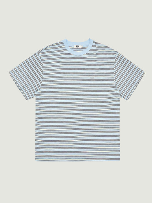 Grove 26Ps Tani Stripe H/S T-Shirt (Light Blue)