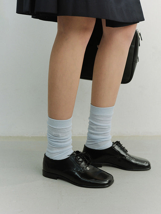 Dunst Sheer Knee Socks Pale Blue