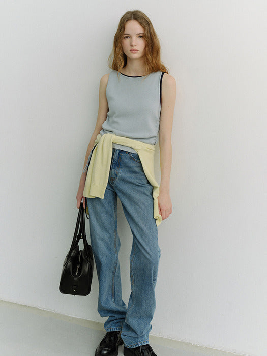 Dunst Full Length Slim Jeans Classic Blue