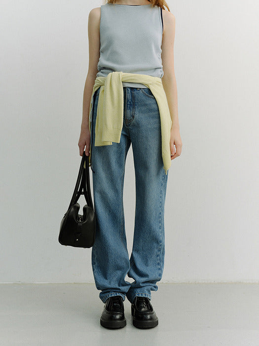 Dunst Full Length Slim Jeans Classic Blue