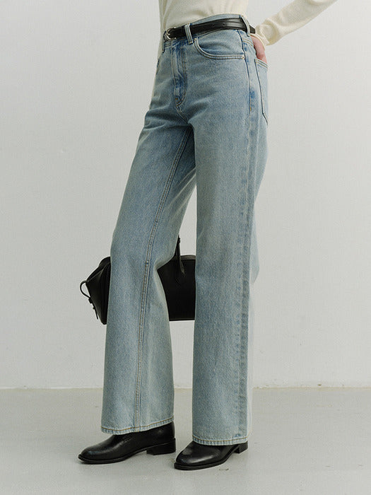 [dunst] RELAXED FLARED JEANS LIGHT BLUE_UDPA6A211B1