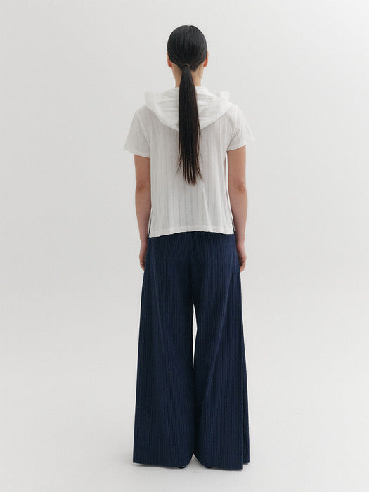 Eenk Hoodie Short Sleeve T-shirt - Ivory