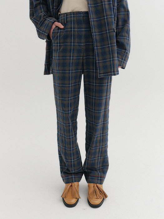 [EENK] Check Pants - Multi