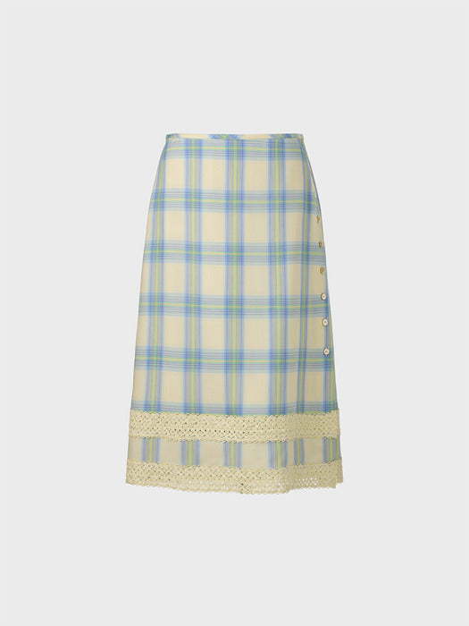 Eenk Lace Trim Skirt - Multi