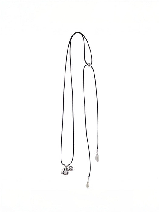 Loeuvre Drop Pandant Strap Necklace