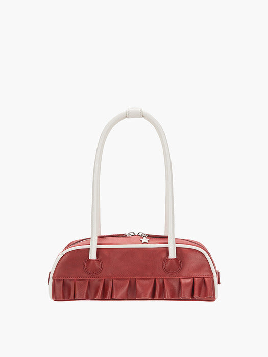 Margesherwood Soft Boston EW Mini Piping apple red