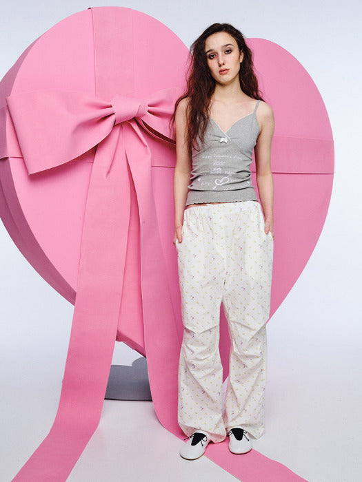 Margesherwood Woodstock Roll-UP Cotton Pants ivory