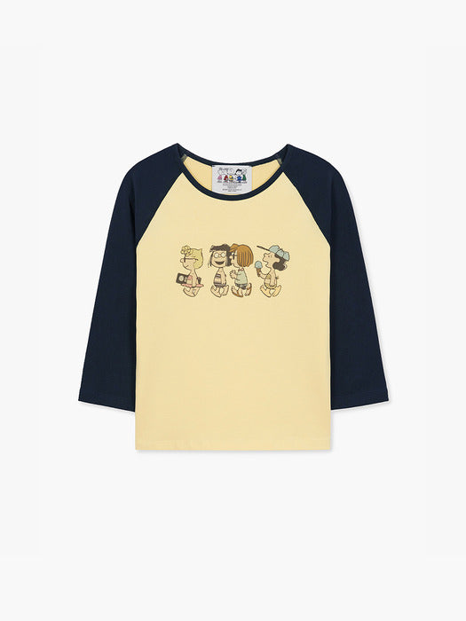 Margesherwood Summer Girls Raglan T-Shirt - yellow
