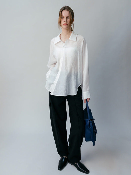 Loeuvre Low-cut Curved Cargo Pants