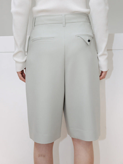 Loeuvre Wool Blend Bermuda Shorts