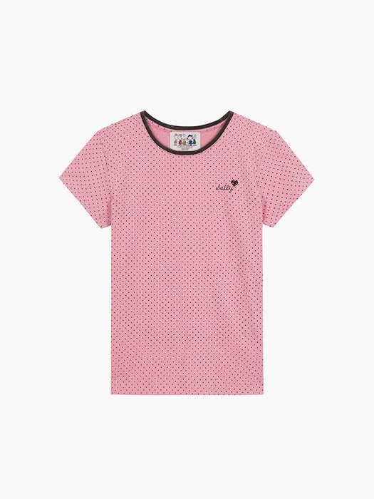 Margesherwood Sally Dot T-Shirt pink