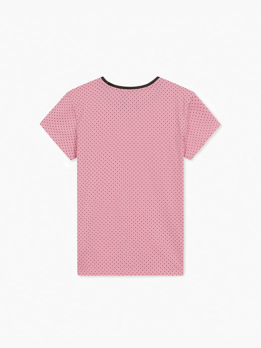 Margesherwood Sally Dot T-Shirt pink