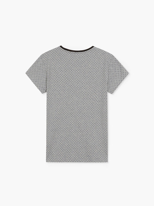 Margesherwood Sally Dot T-Shirt melange grey