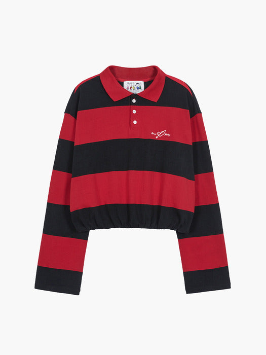 Margesherwood Linus Balloon Polo Shirt red