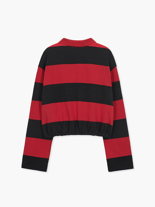 [MARGESHERWOOD] LINUS BALLOON POLO SHIRT_red